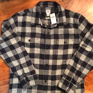 New With Tags Gap Boys Buffalo Flannel Shirt